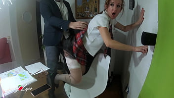 Naughty Schoolgirl Rides Her Teacher With Mother At Home