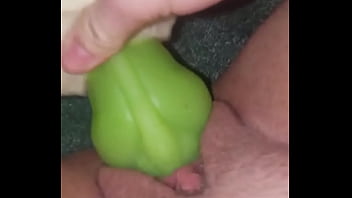 Stuffing tight little wet pussy with bad dragon