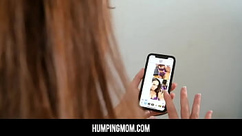 HumpingMom - Carmen Valentina sucking off stepson while Kiara Cole eating her pussy