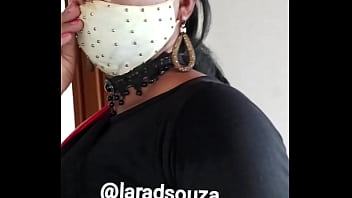 Indian crossdresser slut Lara D'Souza sexy video in saree